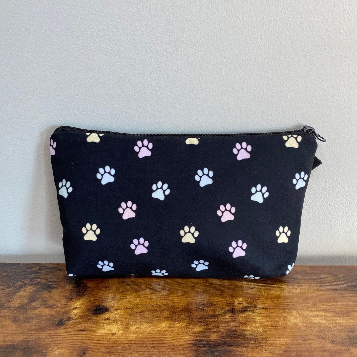 Pouch - Dog, Pastel Paw Prints