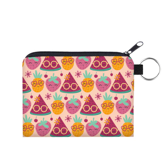 Card & Coin Purse - Watermelon Strawberry Pineapple