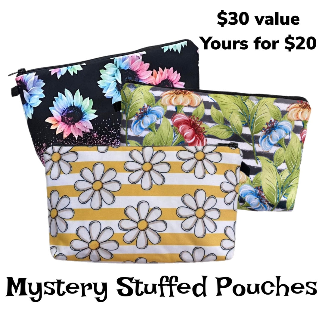 Stuffed Mystery Pouch - Floral