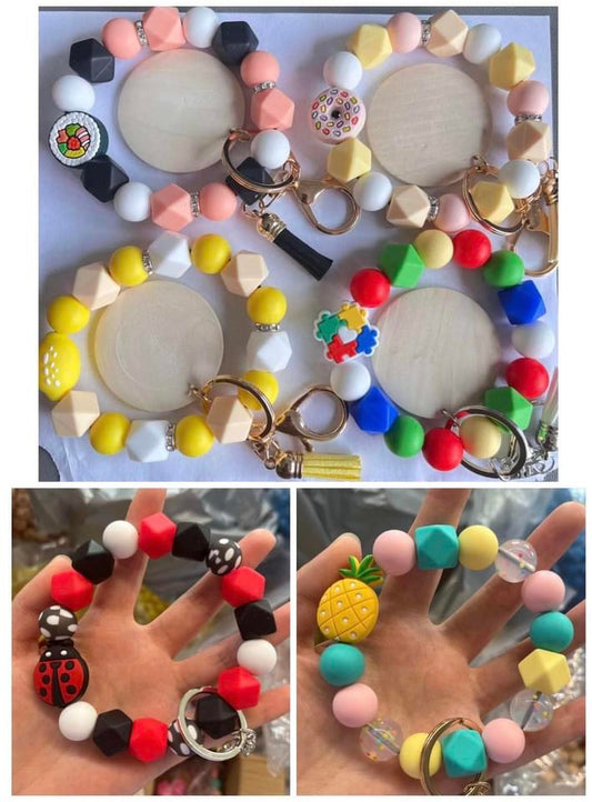 Silicone Bracelet Keychain