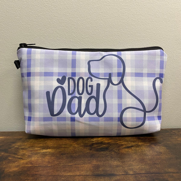 Pouch - Dog Dad Plaid