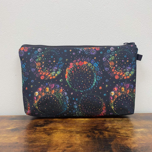 Pouch - Moon Embroidery Small Black