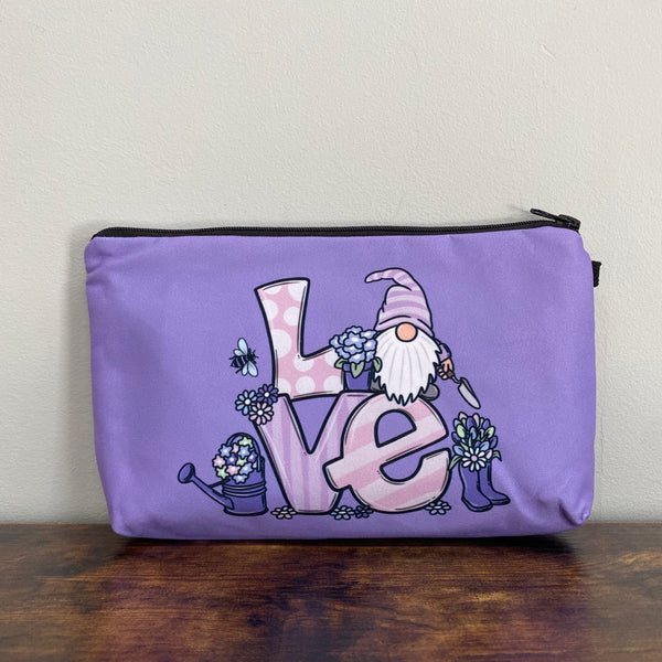 Pouch - Gnome Love Purple