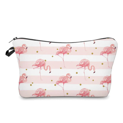 Mini Backpack & Pouch Set - Flamingo Pink Stripe