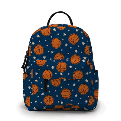 Mini Backpack & Pouch Set -  Basketball