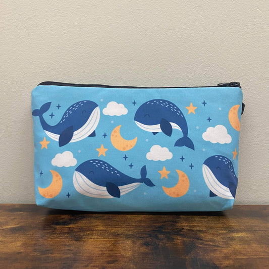 Pouch - Whales Moons Stars