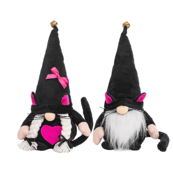 Gnome - Halloween Black Cats