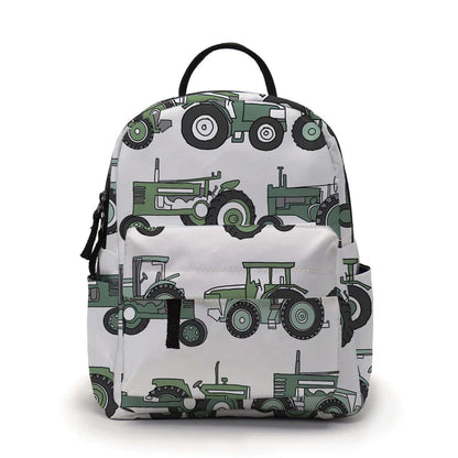 Mini Backpack & Pouch Set - Tractors