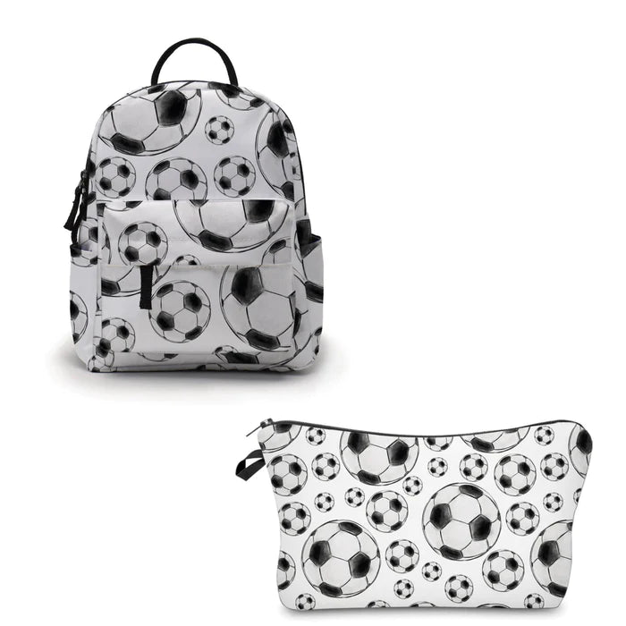 Mini Backpack & Pouch Set - Soccer