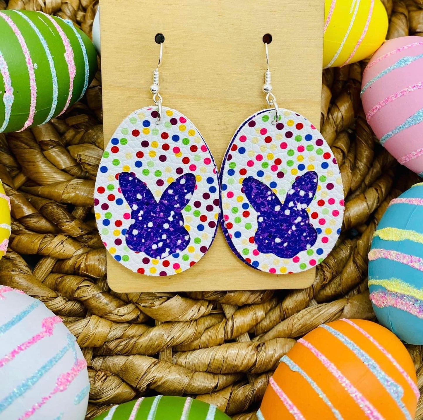 Earrings - Easter Bunny Egg