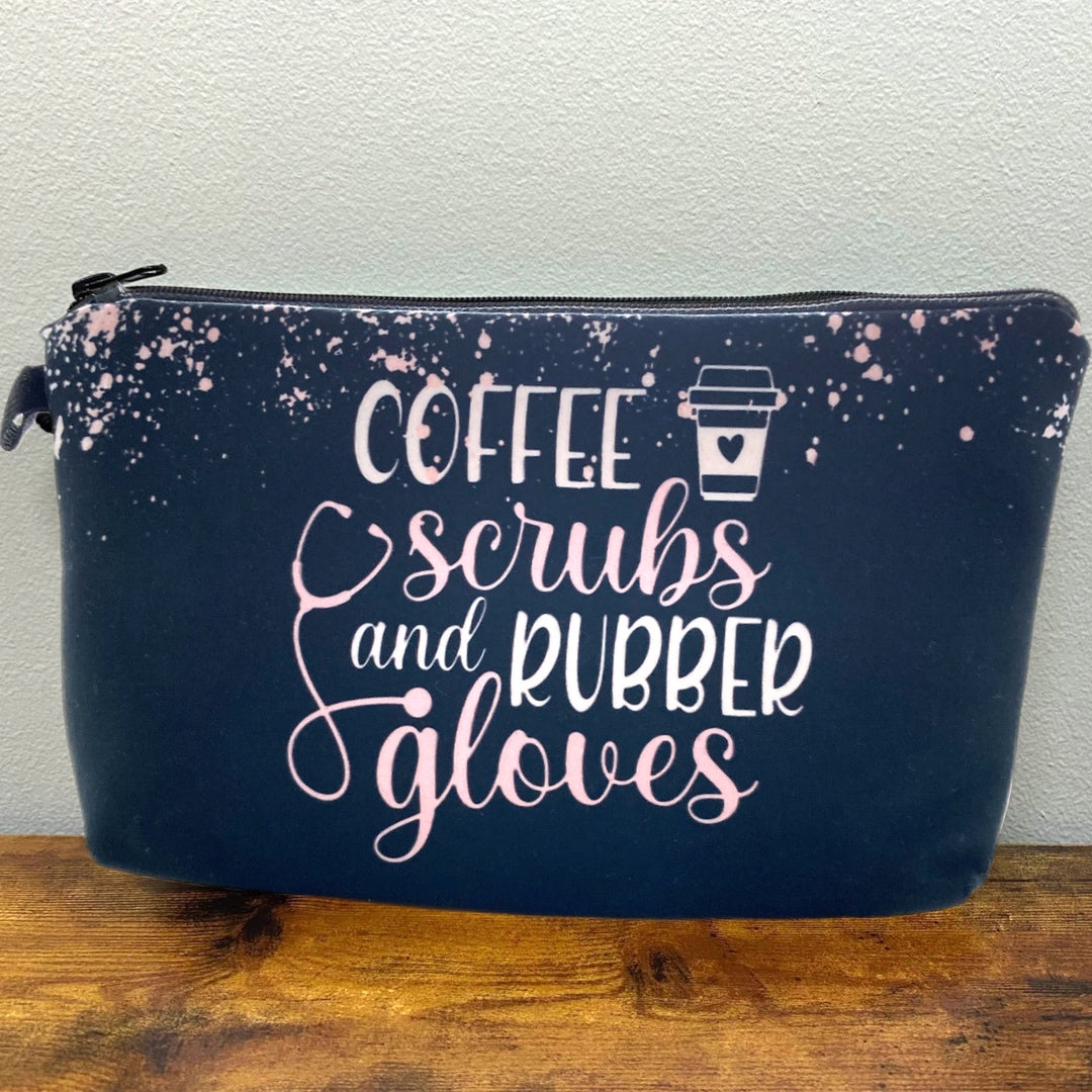 Pouch - Coffee Scrubs Rubber Gloves