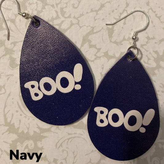 Halloween Earrings - Teardrop Boo!