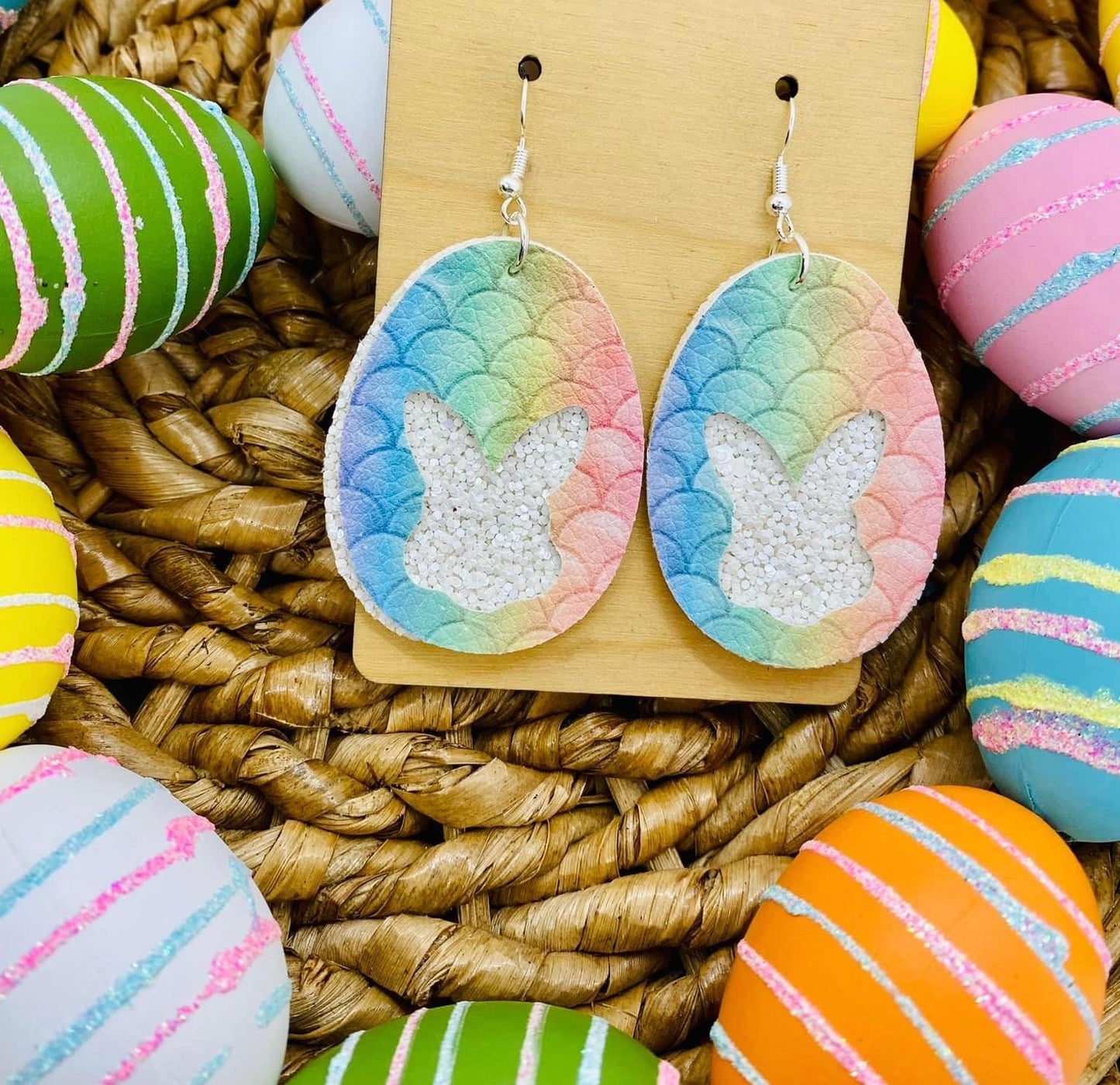 Earrings - Easter Bunny Egg