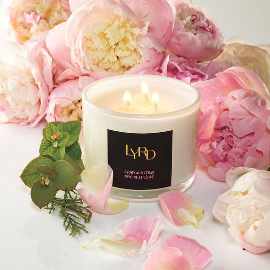 LYRD Peony & Cedar Candle