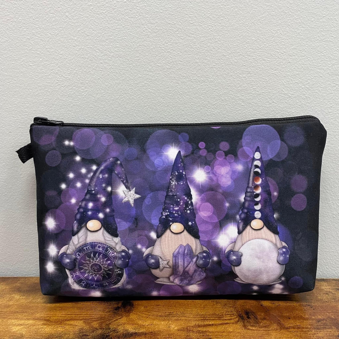 Pouch - Gnome Moon Crystal Galaxy