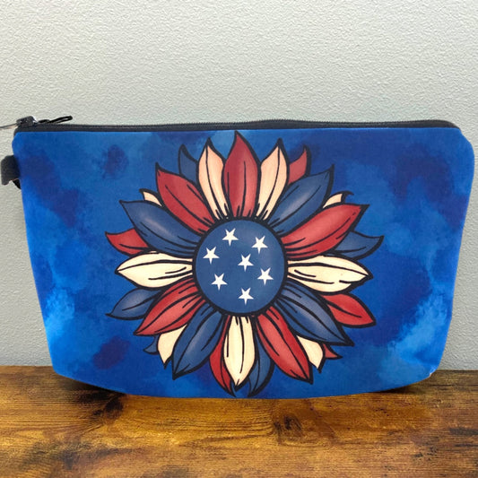 Pouch - 4th of July Sunflower