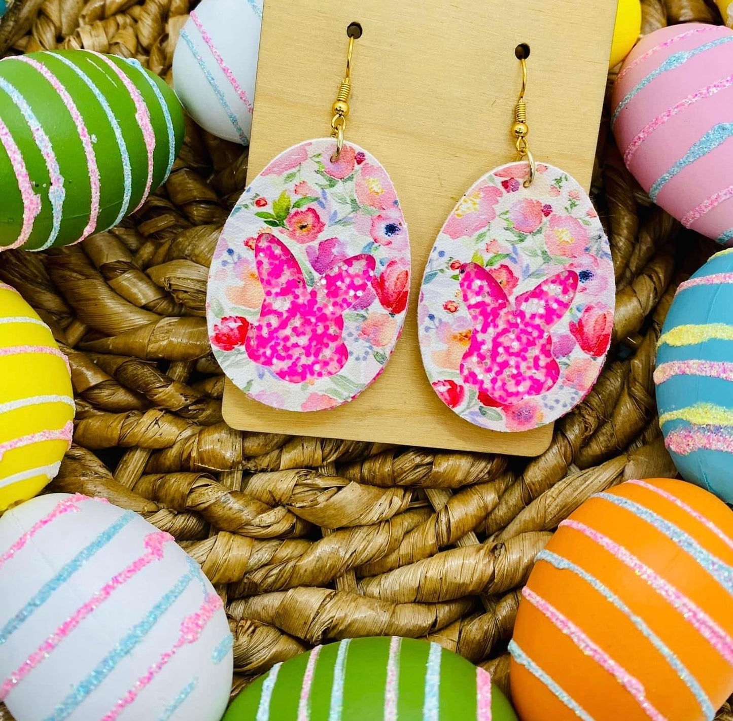 Earrings - Easter Bunny Egg