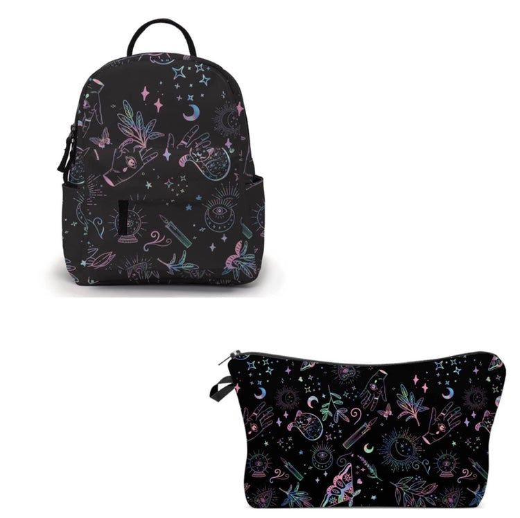 Mini Backpack & Pouch Set - Mystical Things