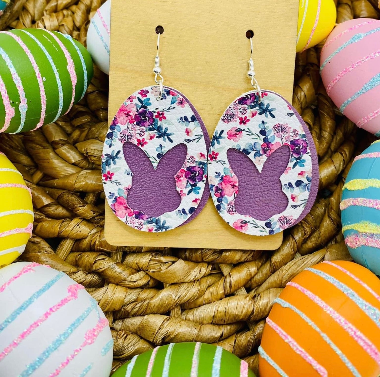 Earrings - Easter Bunny Egg