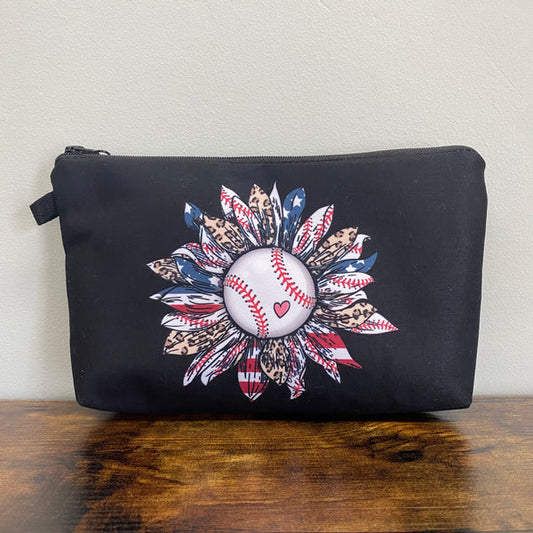 Pouch - Baseball Sunflower