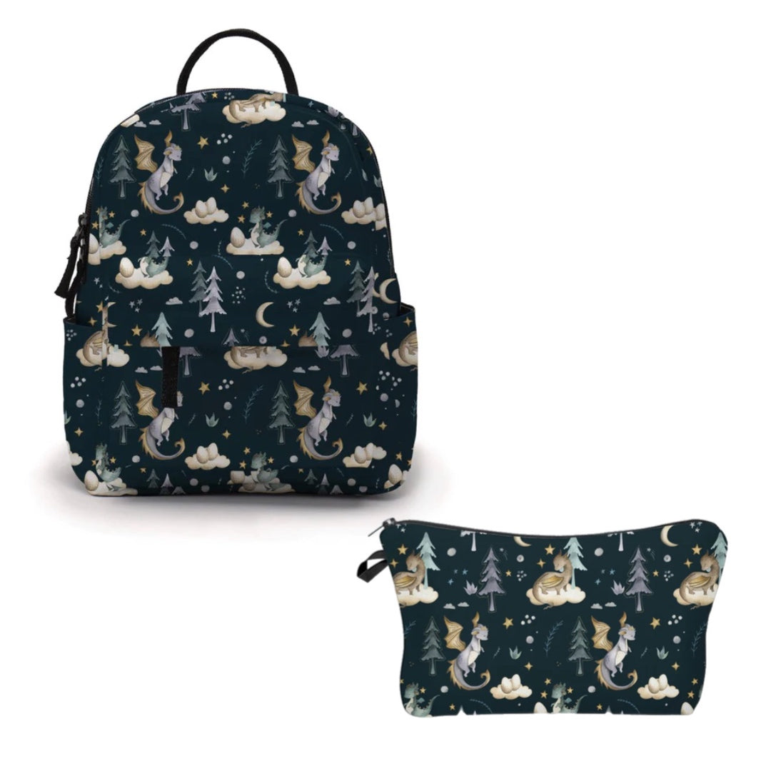 Mini Backpack & Pouch Set - Dragon