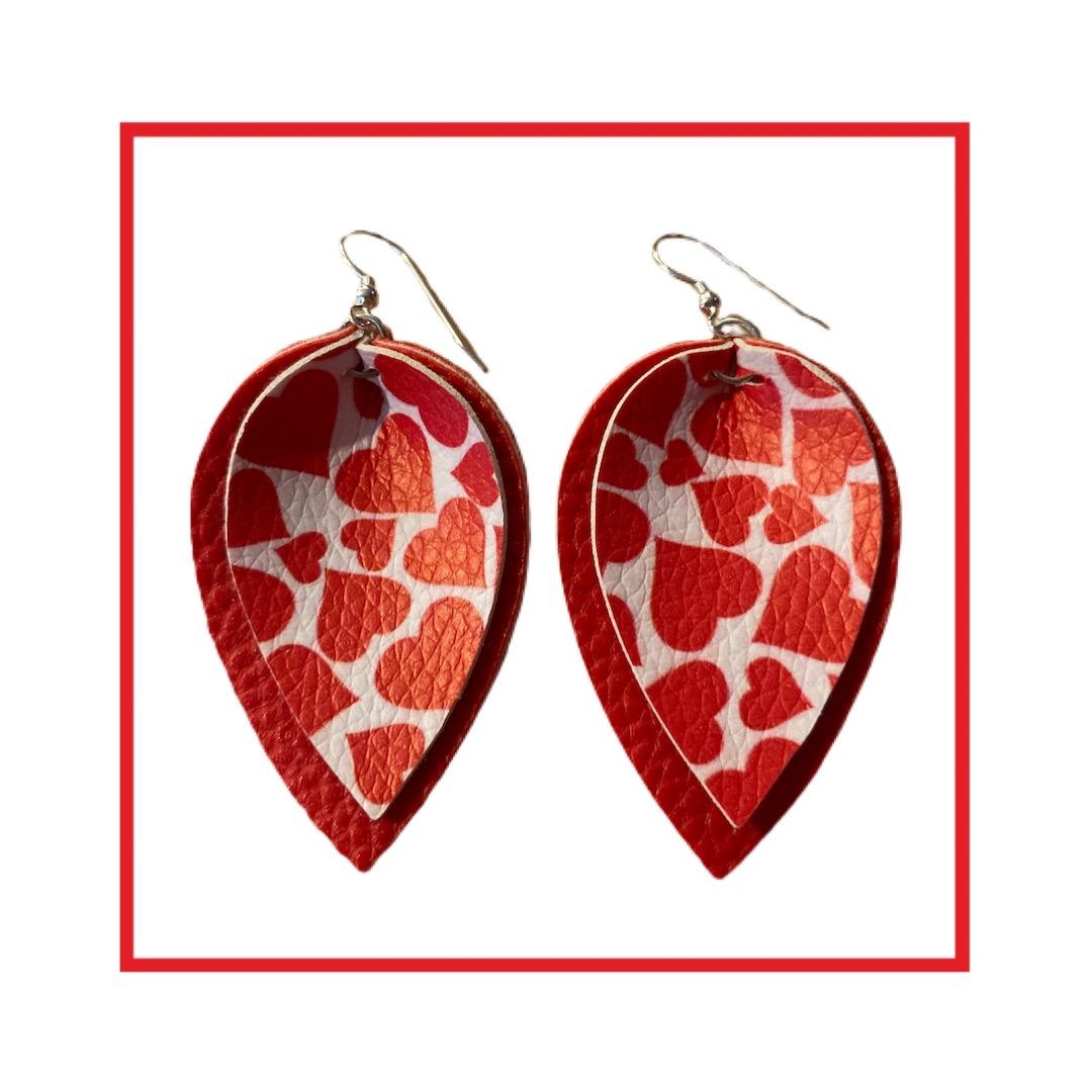 Heart Leaf Earrings